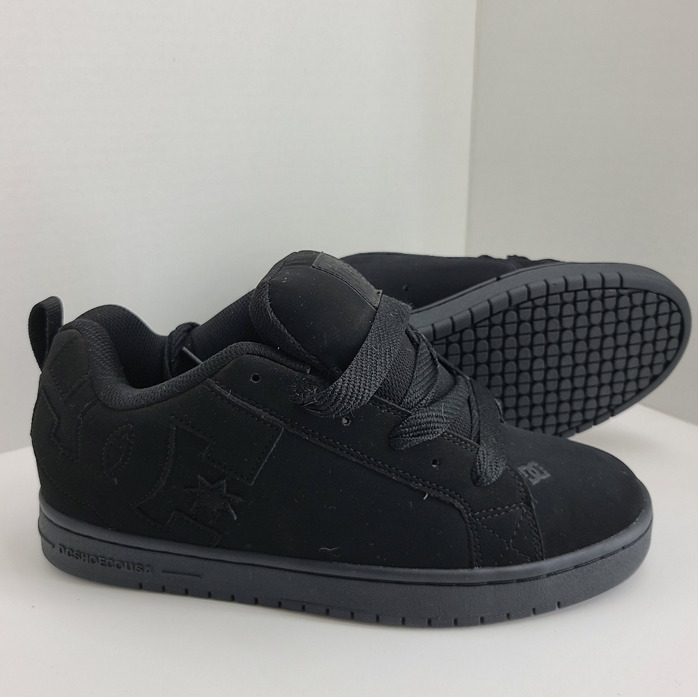 DC Shoes Court Graffik Men's Classic Leather Skateboarding Sneakers sz 10